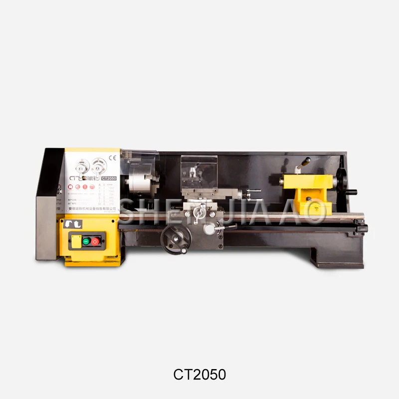 

1PC CT2050 Small High Precision Lathe Machine Desktop Multifunction Instrument Metal Lathe Machine Laboratory Lathe Machine 220V