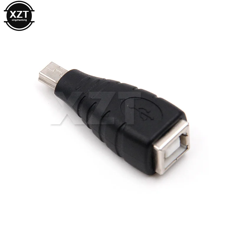 Mini Micro USB 5pin male to USB 2.0 B Type Female Printer Scanner Adapter connector M/F High quality