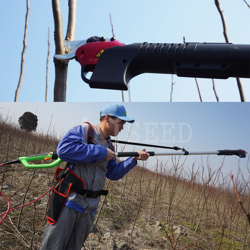CE Electric Long Pole Pruners Telescopic Pruning Shears For Fruit Tree And Garden (German Blade)