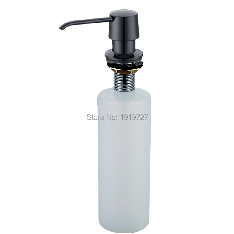 

New Arrival Deck Mount Kitchen Sink Granite Countertop Hand Pump Replacement White Liquid Dish Soap Dispenser PP Bottle Parts