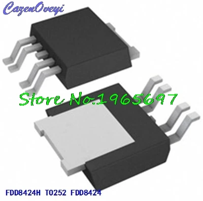 10pcs/lot FDD8424H TO-252-4L FDD8424H 8424 FDD8424 8424H D8424 DD8424 In Stock