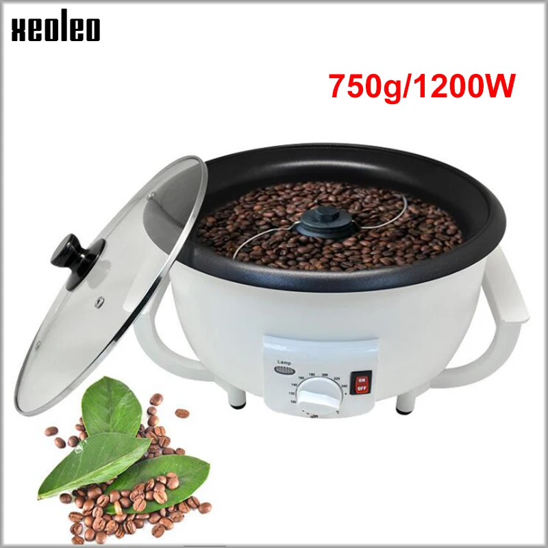 XEOLEO Electric Coffee roaster Automatic Coffee Bean Baker 750g 1200W Coffee baking machine suitable for Peanut/Nut Bean Roaster