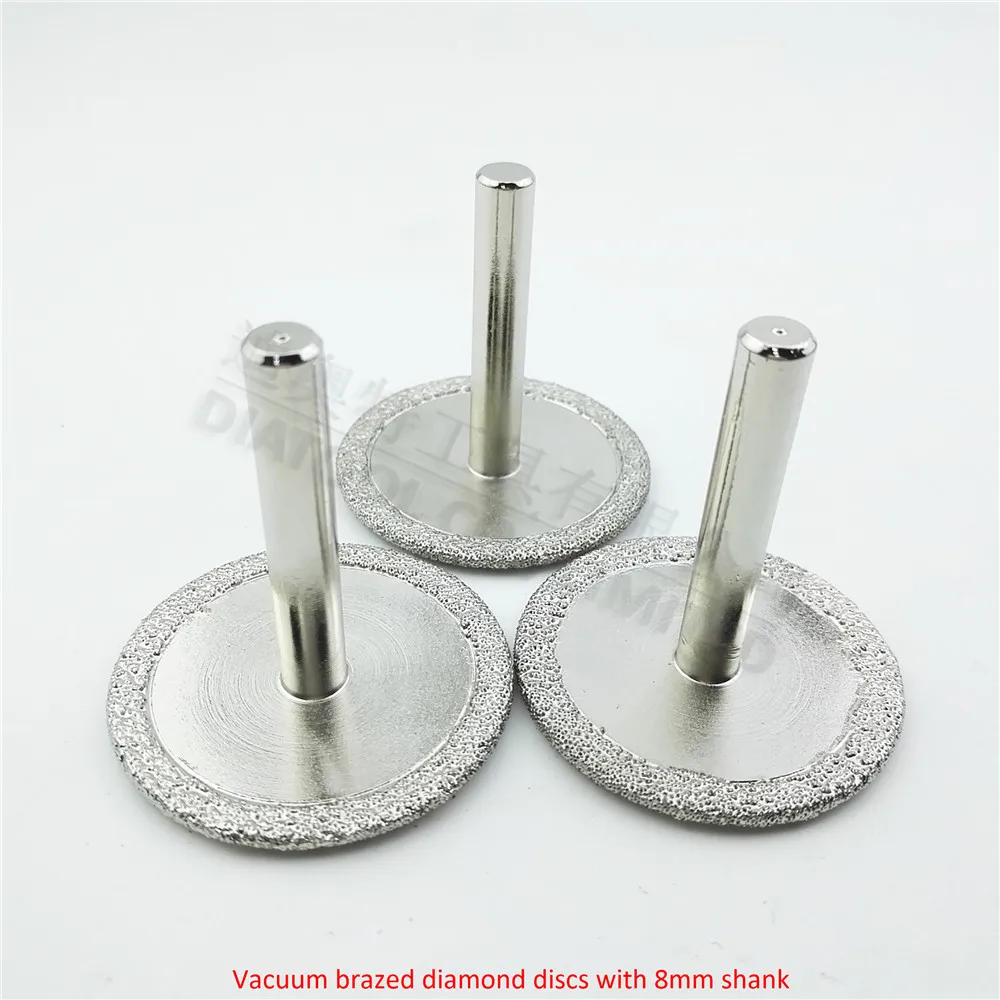 DIATOOL 3 قطعة Dia50mm فراغ صنع من النحاس الماس أقراص مع 8 مللي متر عرقوب لقطع طحن والحفر الماس القرص