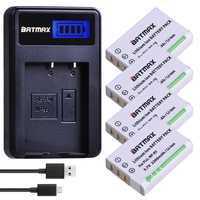 Batmax 2200mAh NP-95 Battery NP 95 NP95 Bateria +LCD USB Charger for Fujifilm X30 X100 X100S X100T XS1 FinePix F30 F31 3D Camera