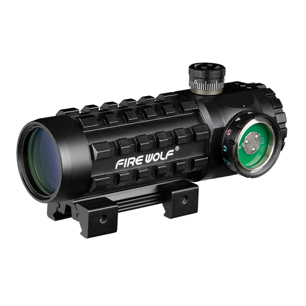 Imagem -04 - Ponto Verde e Vermelho Cross Sight Âmbito para Caça Óptica Tática Riflescope Fit Rail Rifle Scopes 11 mm 20 mm 3x28