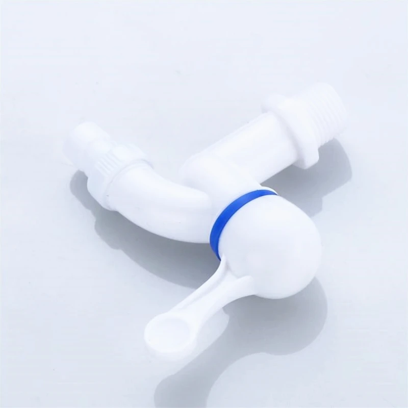 plastic faucet pp mini tap male thread white small Bibcock easy install washing machine wholesale garden