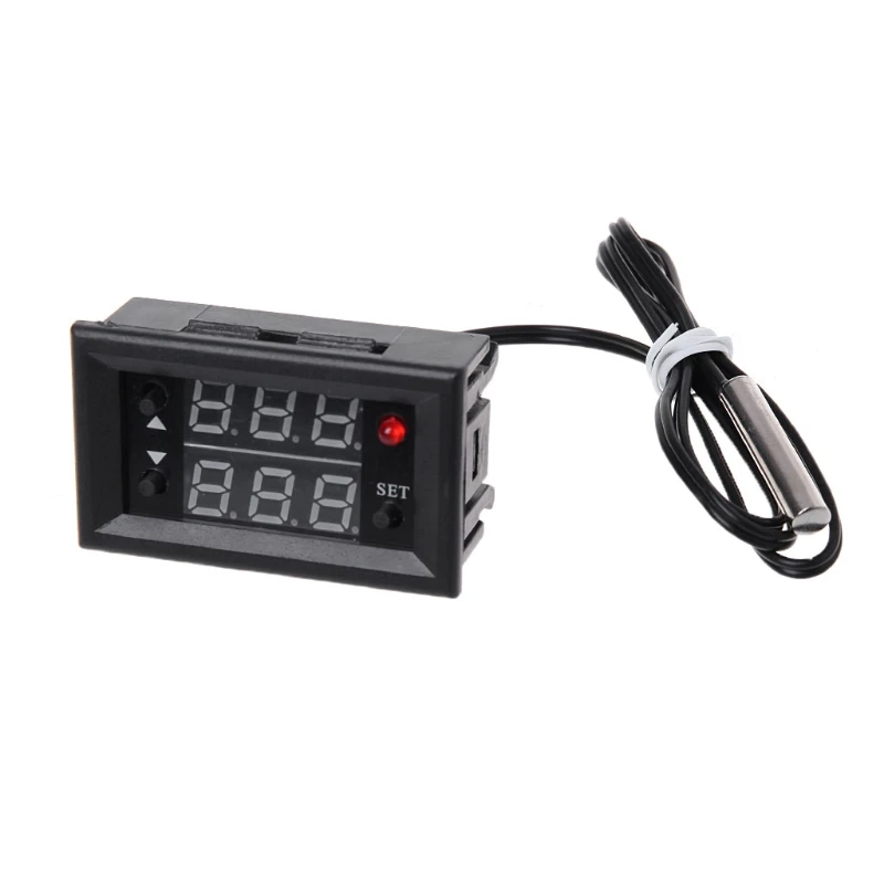 Temperature Controller with W2809 DC12V20A Digital Display Microcomputer Thermostat Temperature Controller