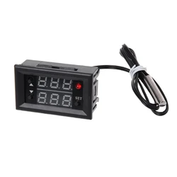 Temperature Controller with W2809 DC12V20A Digital Display Microcomputer Thermostat Temperature Controller