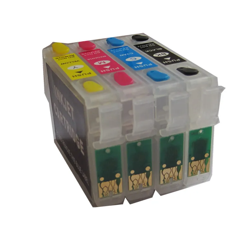 Imagem -02 - Cartucho de Tinta Recarregáveis para Epson Stylus Dx7400 Dx7450 Dx8400 Dx8450 Dx9400f S20 S21 Sx100 Sx110 Sx105 Sx115 Impressora 71 T0711