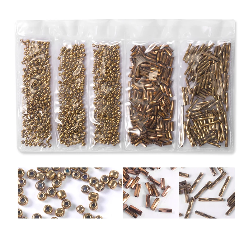 New packaging new match 30g/bag Seed beads Tube bead Glass Garment Seed Beads Accessory Bracelet Clothing Making Diy