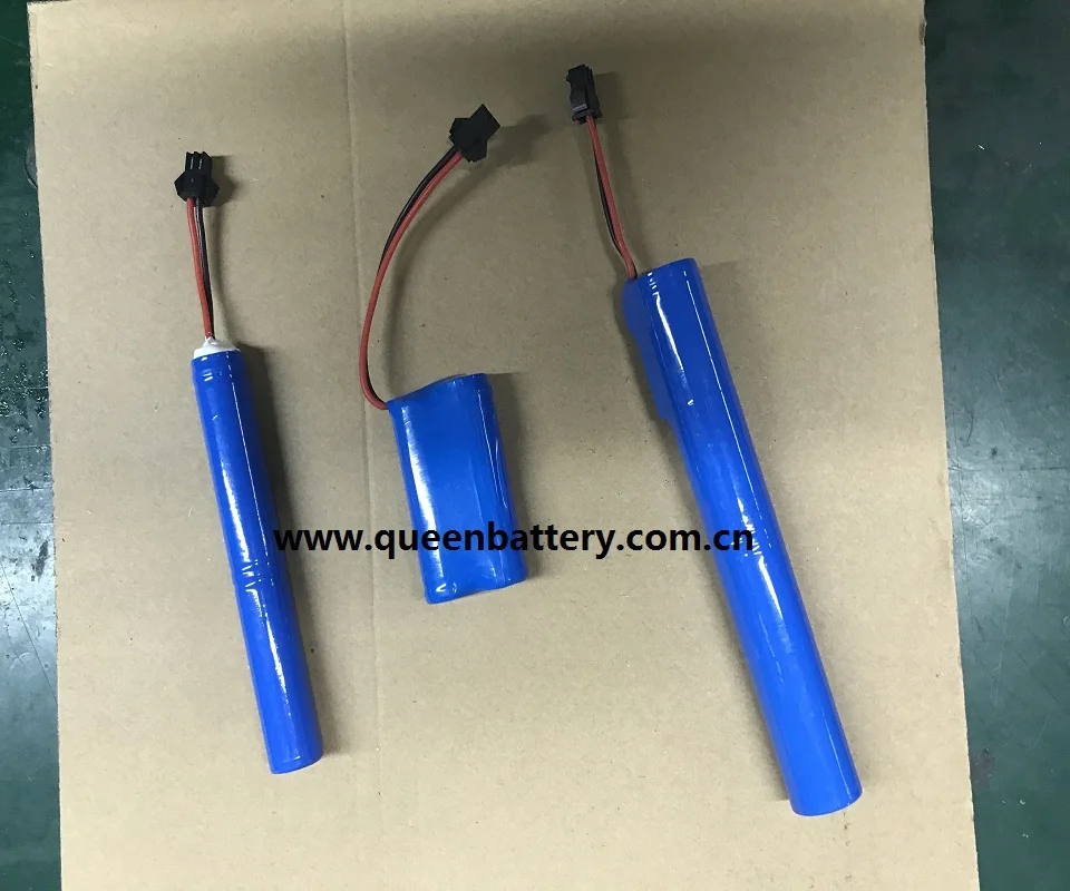 

2S1P 18650 QB18650 7.2V 7.4V li-ion battery pack 2600mAh with PCB(3-8A) with SM 2P for electric curtain