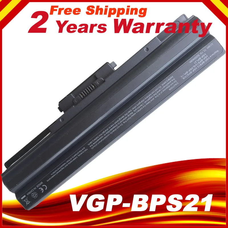 

Laptop Battery For SONY VAIO VGP-BPS21/S VGP-BPL21A VGP-BPS13/B VGP-BPS13A/B VGP-BPS21B VGP-BPL13