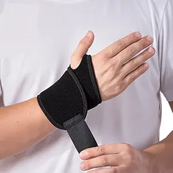 Muñequera para quiste de Ganglion, artritis, túnel carpiano, muñequeras muñequera deportiva/Fitness transpirable, para Unisex para la mano izquierda y derecha