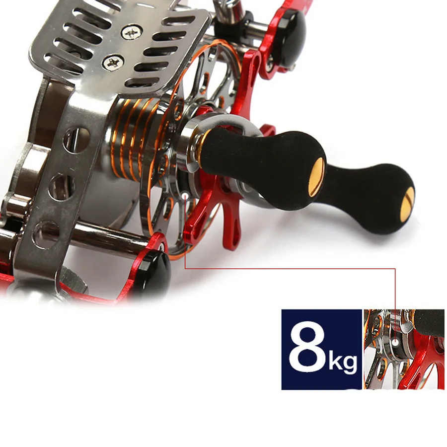 Diy Metal Hollow Reel Automatic Fish Line Reels Spinning Refit Wheel Fishing Vessel Raft Baitcast Casting Reel Left Right Hand