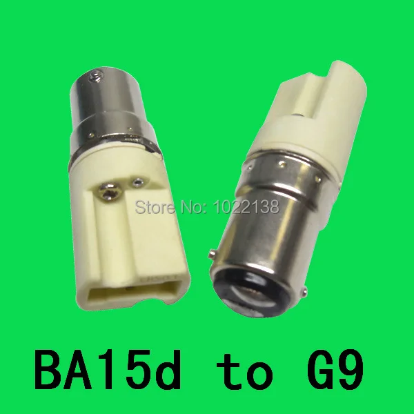 BA15D to G9 base adapter,BA15D to G9 LED CFL halogen lamp holder socket converter 100pcs/lot free shipping