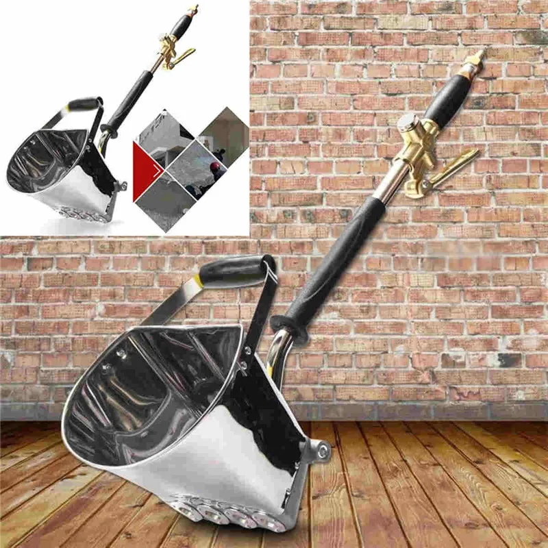 Semprotan multifungsi, semen artefak dinding senjata Stucco sekop Hopper semen udara Stucco Sprayer pistol semprot semen