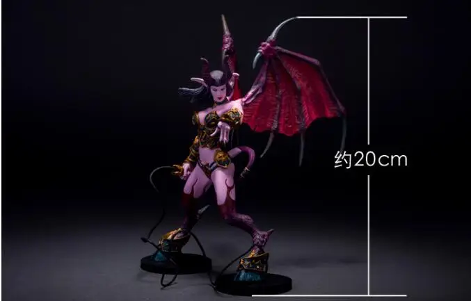 7inch WOW Succubus Demon Amberlash Warlock Pet Goblin Alchemist Action Figure Toy Anime Figure Collectible Model Toy