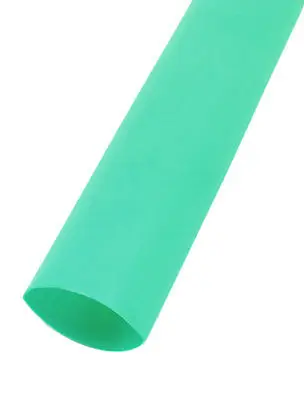 5 Pcs 60cm Long 39mm Dia Ratio 4:1 Green Heat Shrink Tubing Shrinkable Tubes