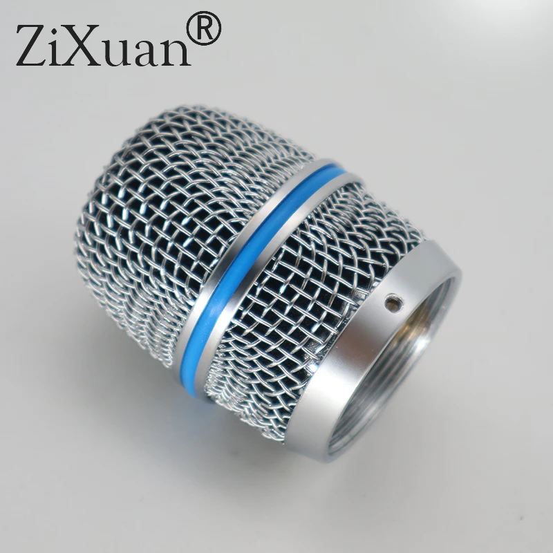 

100PCS Mesh Wireless Handheld Microphone Mic Grill Head Silver for BBS-320 Microphone Parts