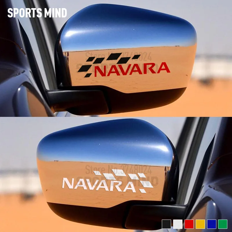 1 Pair For Nissan Navara NP300 D40 Nismo JDM Exterior Accessories Car Styling Rearview Mirror Automobiles Car Sticker Decal