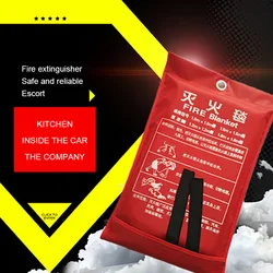 1.2M x 1.8M Fire Blanket Fiberglass Fire Flame Retardant Quality Emergency Survival Fire Shelter Safety Cover Fire Blanket