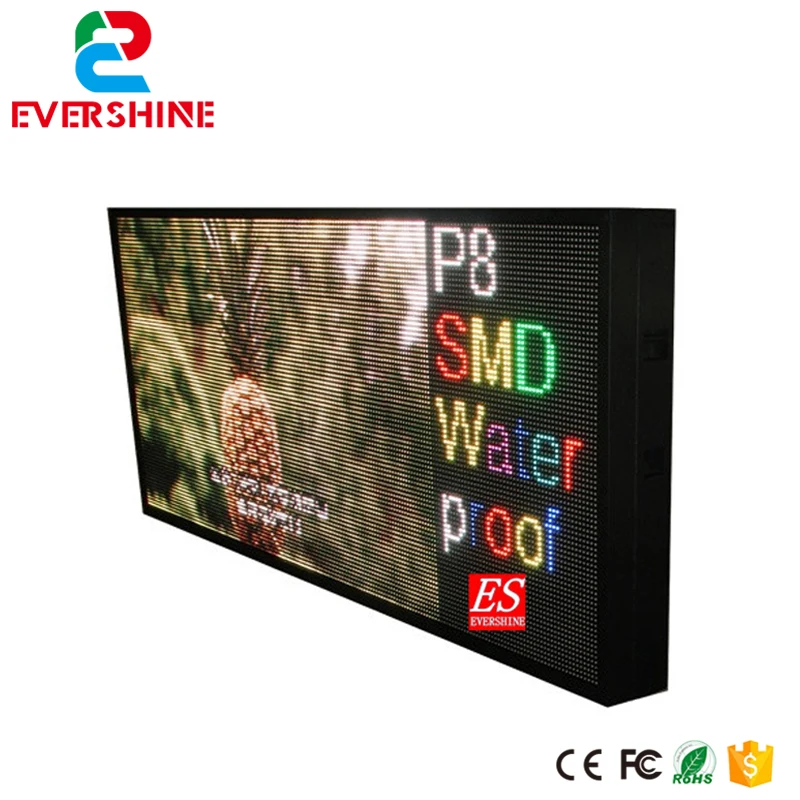 

New ! Front Open Beautiful Shop LED Sign for Video + Animation + Graphics + Text + Temperature Message Board