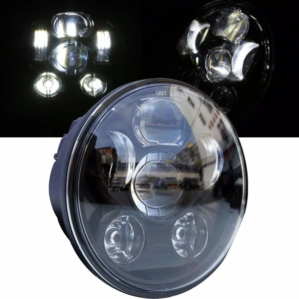 Newest  5.75inch Motorcycles Headlight for 45 W Projector LED Head lamp