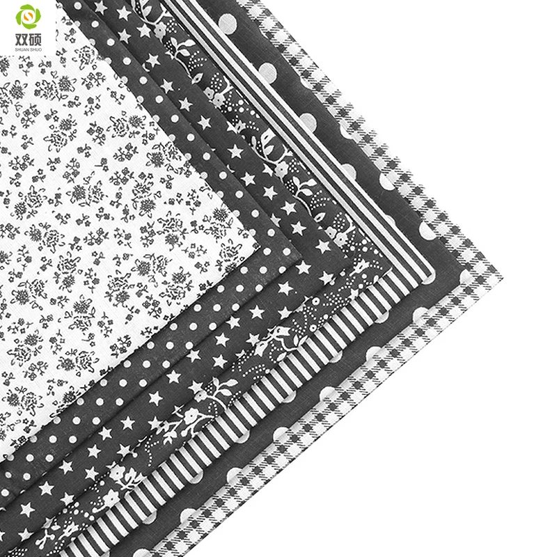 100% Tissus Cotton Fabric Telas Patchwork  Fabric Fat Quarter Bundles Fabric For Sewing Patchwork Doll Cloths 50*50 CM 56PCS/LOT