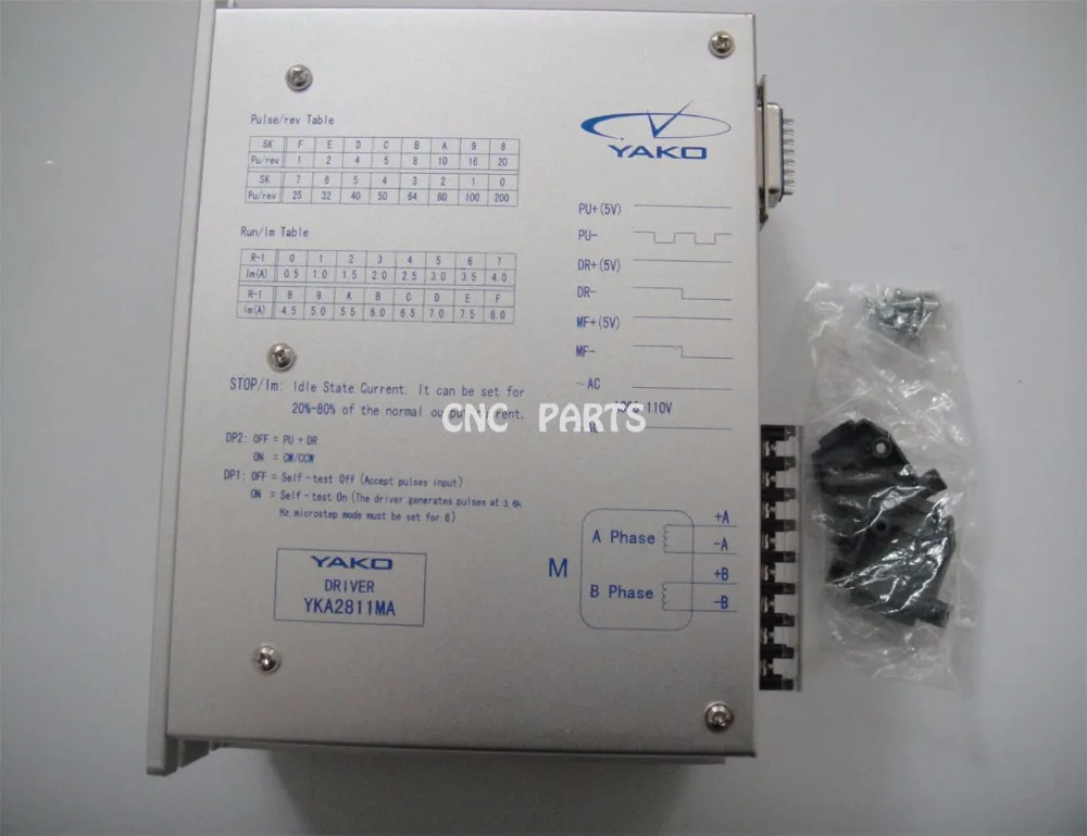 4 pieces YAKO stepper motor driver,YKA2811MA model,cnc machine stepping motor driver