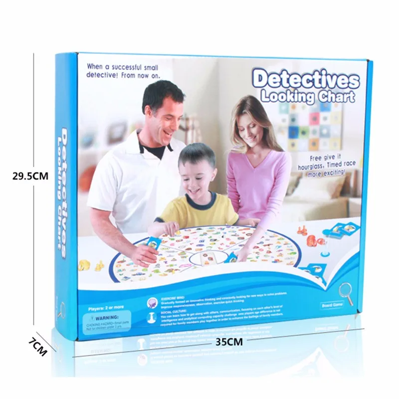 Neue Detektive Suchen Diagramm Bord Spiel Kinder mit Pädagogisches spielzeug Kinder Puzzles Eltern-kind-desktop tabletop Spiel