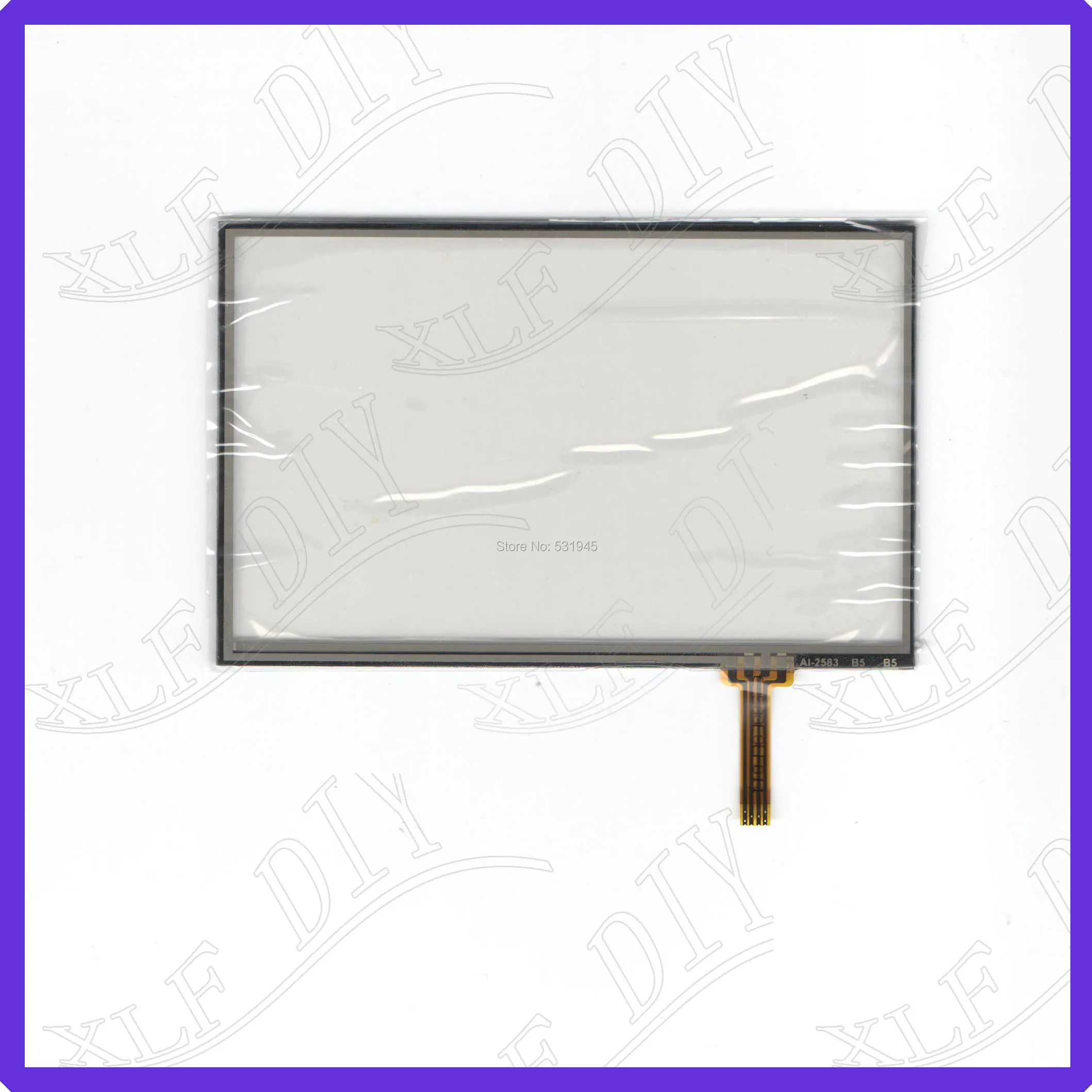 

ZhiYuSun AI2583 5inch Touch Screen glass 4 lines 114*73mm resistive touch panel SCREEN sensor