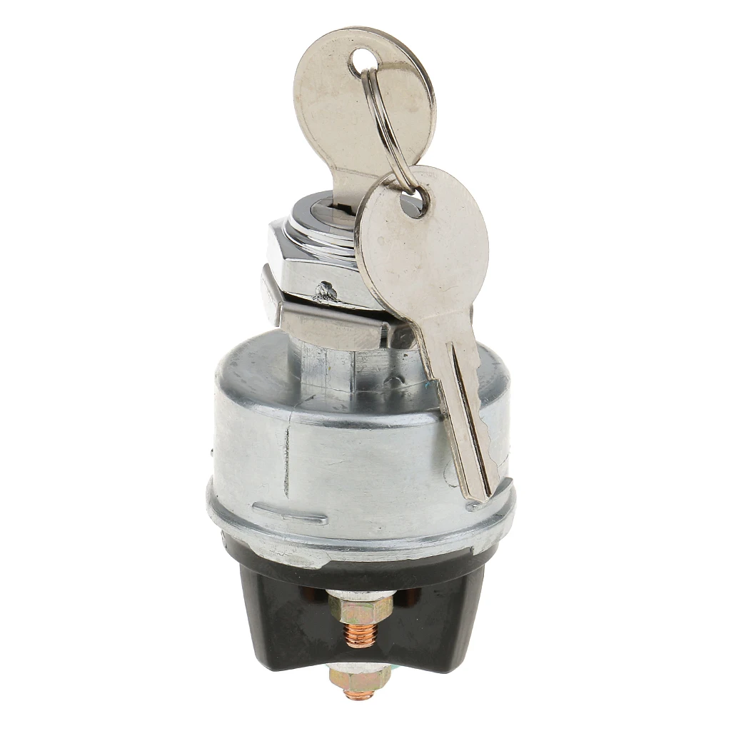 Replacement Universal 12V Ignition Switch Lock cylinder switch OFF ON Start 3 Position for forklift tuning car truck bus tractor