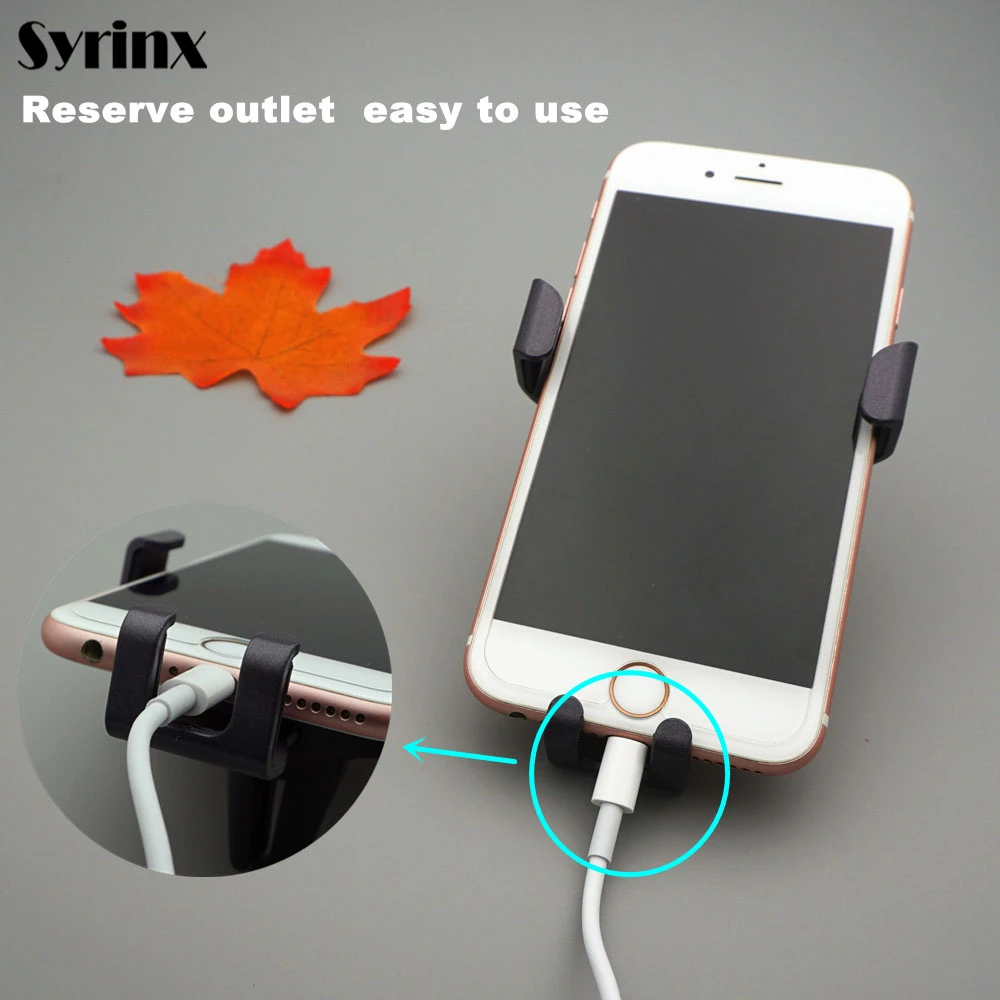 SYRINX Universal Air Vent In Car Holder Phone Stand For iPhone X Xiaomi Samsung Huawei mate 10 lite Gravity Auto Mobile Support