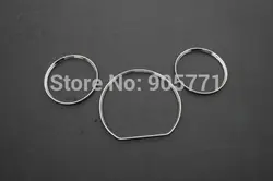 High Quality Chrome Dashboard Gauge Ring Bezel Dial Ring Set for Mercedes Benz W210 00-02 Free Shipping
