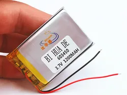 li-po  3.7V,1200mAH,[603450] PLIB; polymer lithium ion / Li-ion battery for GPS,mp3,mp4,mp5,dvd,,model toy