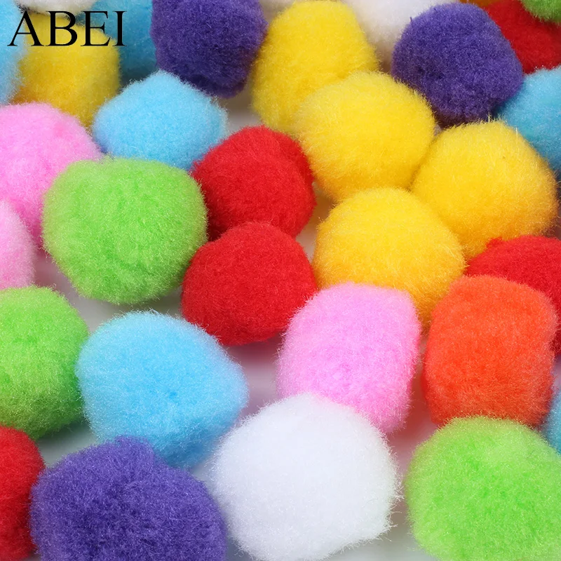 6mm 10mm 15mm 20mm 25mm 30mm Mix Colors Pompom Soft Fluffy Plush Balls Pompone Pom Poms Furball DIY Handmade Craft Material