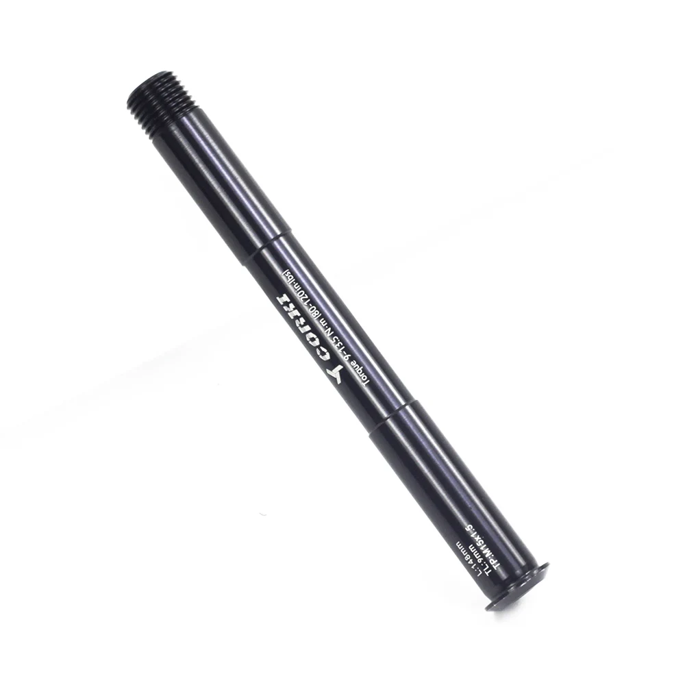 Alloy Bike Front Fork Thru Axle Lever 15mm M15 x 142mm 148mm 158mm 142 148 Hub Shaft Adapter Convertion MTB Tools