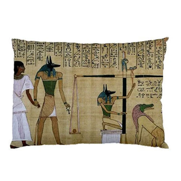 Ethnic Ancient Egypt Pillow Case Egypt Osiris Book of the Dead Pillow Cases Cover Retro Rectangle Egyptian Bedding Gifts 20