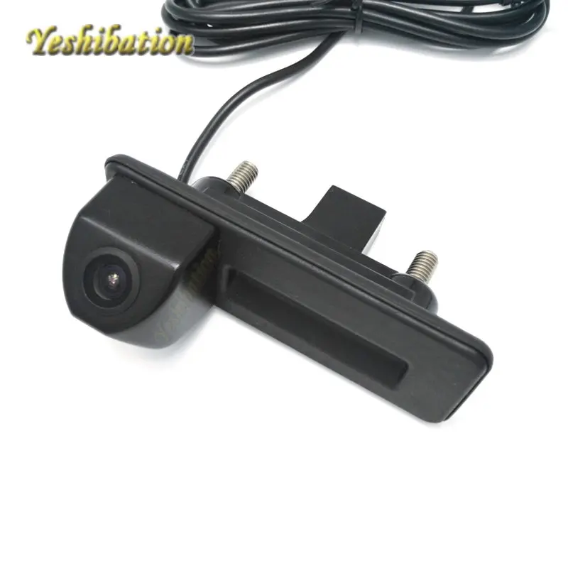 Yeshibation Car Trunk Handle Camera For Audi A1/Skoda/Roomster/Fabia/Yeti/Superb/Octavia HD Night Vision Reversing Park Camera