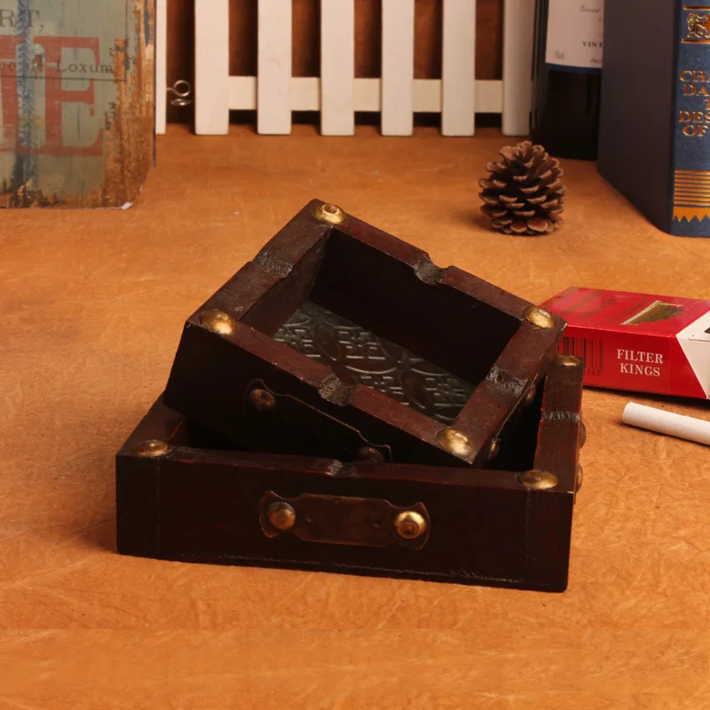 

Hot [travel] Features arts and crafts wholesale wooden ashtray ashtray creative household wholesale manufacturers