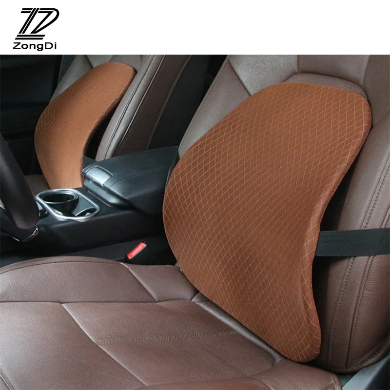 ZD Car seat steel wire lumbar cushion for BMW E46 E60 Ford focus 2 Mazda 3 Volkswagen Polo Golf 4 Skoda octavia Kia rio Abarth