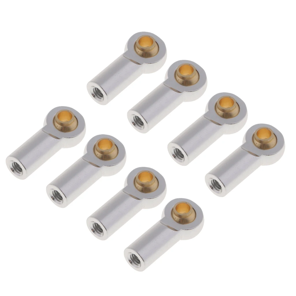 Pack of 8Pcs Aluminum Alloy M3 Metal Ball Head Holder Tie Link Rod End Joint RC Climbing Crawlers Car For 1:10 D90 SCX10