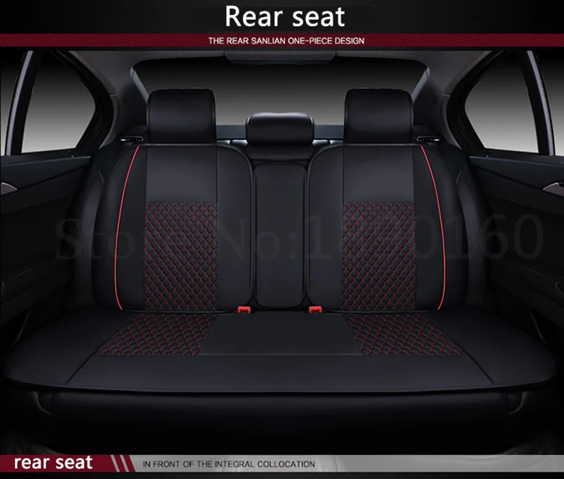 

only car rear seat covers For Porsche Cayman Cayenne Macan Panamera Boxster auto accessories stickers car styling 3D