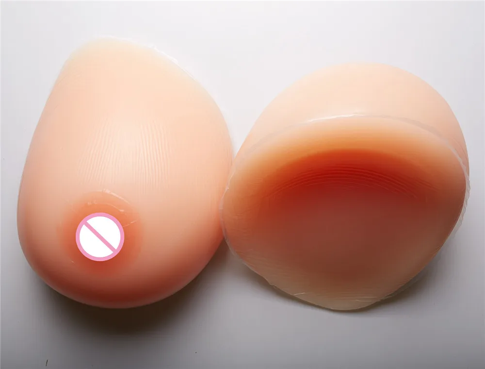 2800g/pair Sexy Silicone Fake Boobs Artificial Breast Masturbator Drag Queen Shemale Transgender Chest Enhancer 46E/48DD/50D