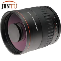 JINTU 900mm f/8 HD Mirror Lens with Leather Case Kit for SONY A Mount alpha A230 A580 A550 A350 A900 A700 A77 A77II  A99 Camera