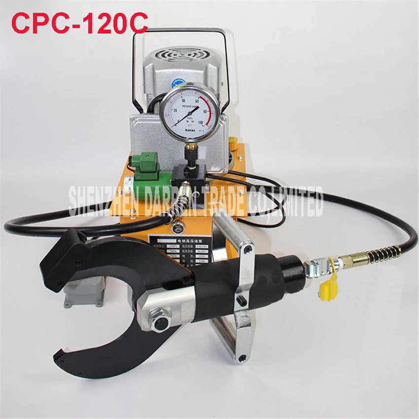 

CPC-120C electric hydraulic cable cutter cut 120MM shielded cable Electric hydraulic cable scissors