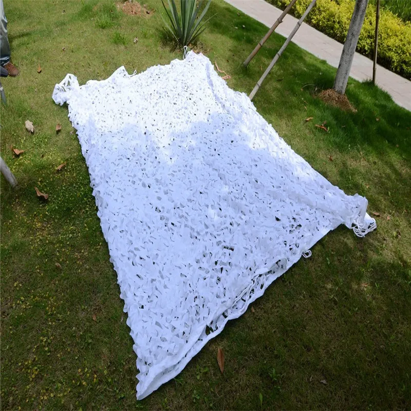 Welead Reinforced White Camouflage Net Gazebo Pergalo Outdoor Awning Garden 1.5x5 2x3 2x4 2x6 3x3 3x4 3x5 5x3 4x3 4x2 3x2 3*3