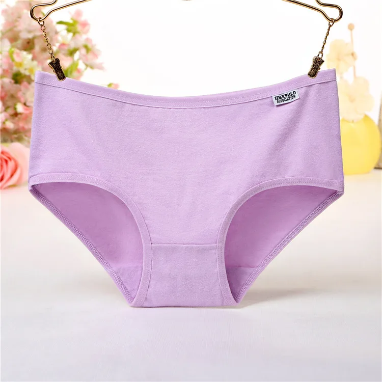 7Pcs Baumwolle Höschen für Frauen Unterwäsche Plus Größe Kurze Mädchen Sexy Dessous Einfarbig Höschen Weibliche Nahtlose Unterhose Damen – Detail 15