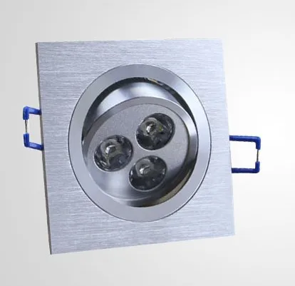 Square 3W led downlights celling led light 110-220V energy saving indoor lighting 2 year warranty