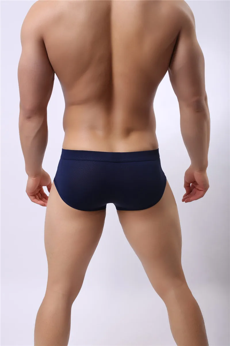 New Arrival Brave Person Men\'s Sexy Fashion Boxer Shorts Solid Nylon Underwear 5 Color Size S-XL #B1144